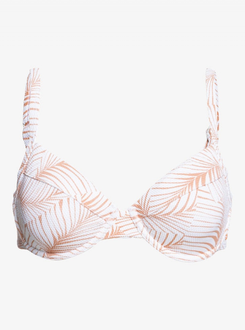 Roxy Palm Tree Dreams Underwired D-Cup Bikini Tops | 82357-DXLO