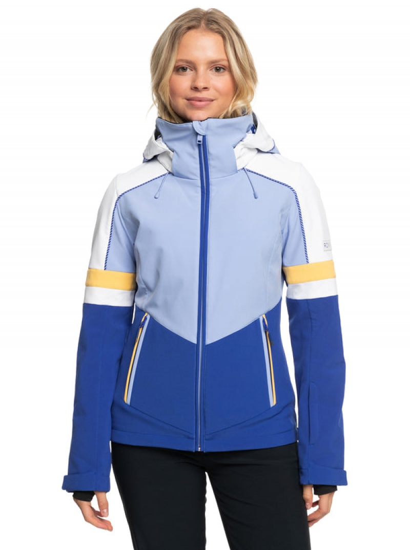 Roxy Peak Chic Technical Softshell Snowboard Jackets | 04675-QMNZ