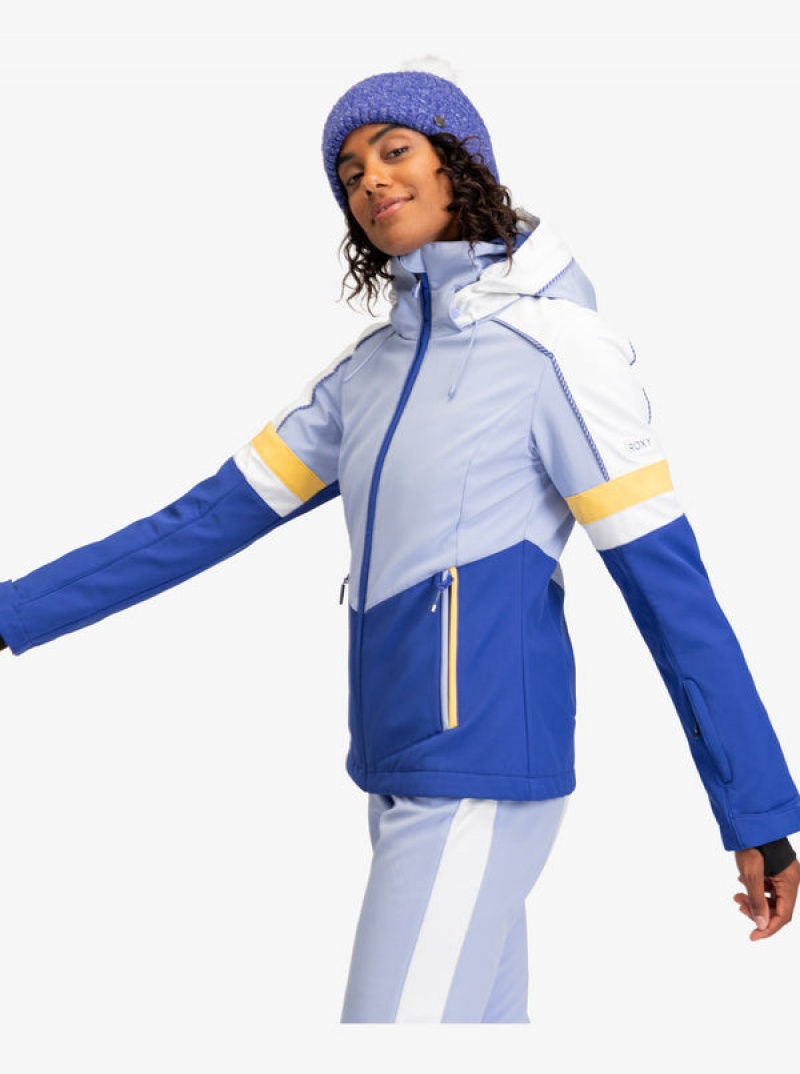 Roxy Peak Chic Technical Softshell Snowboard Jackets | 04675-QMNZ