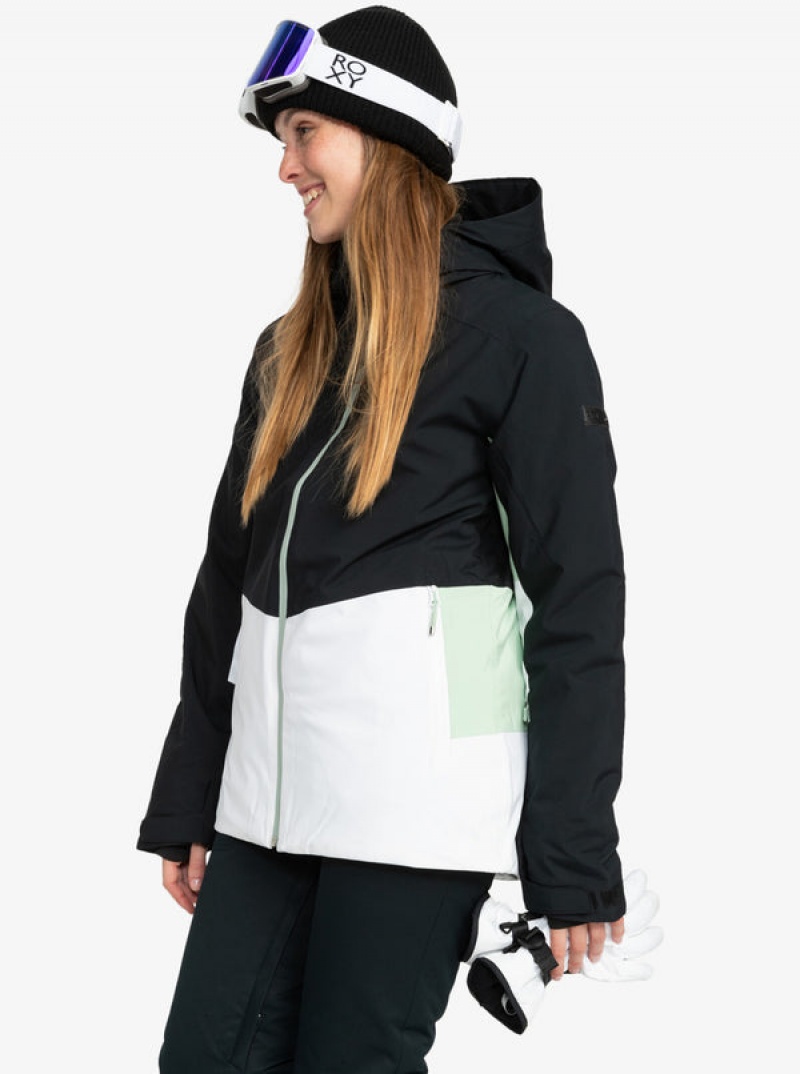 Roxy Peakside Technical Snowboard Jackets | 17346-WNZV