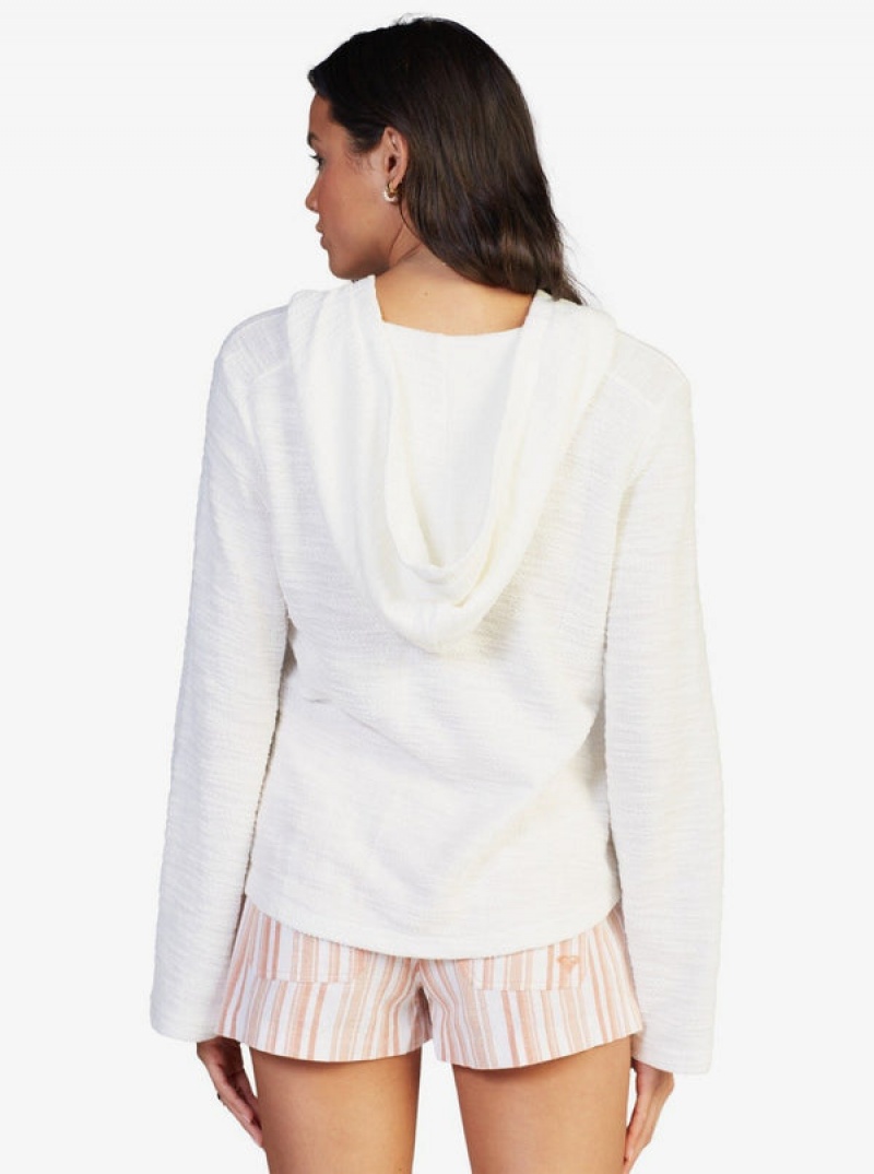 Roxy Pearling Oversized Poncho Style Hoodie | 63785-TEHM