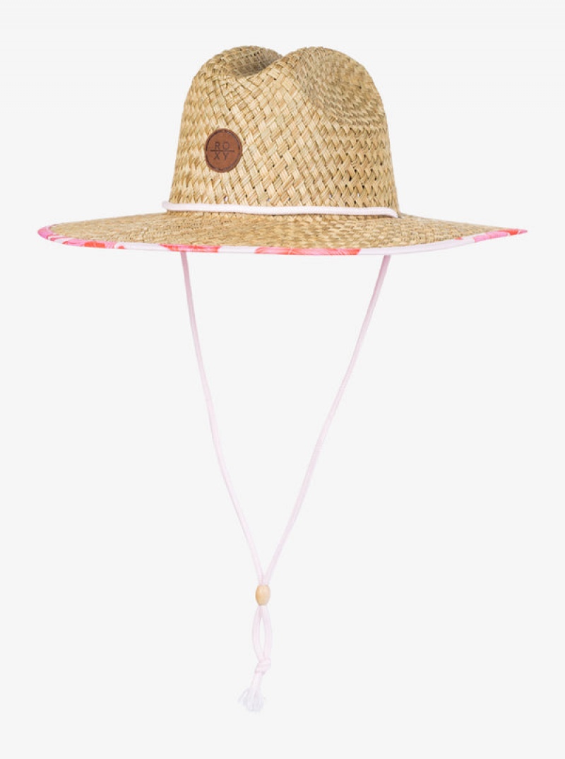 Roxy Pina To My Colada Printed Sun Hats | 78953-VFIX