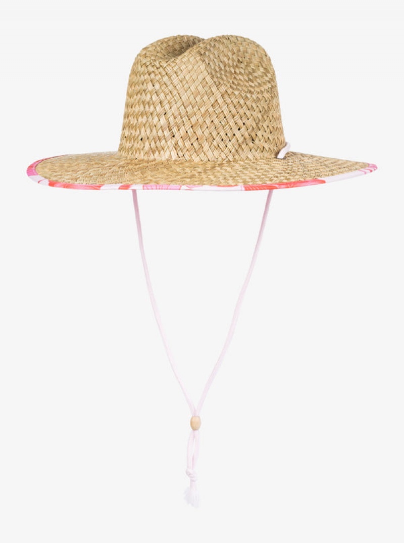 Roxy Pina To My Colada Printed Sun Hats | 78953-VFIX