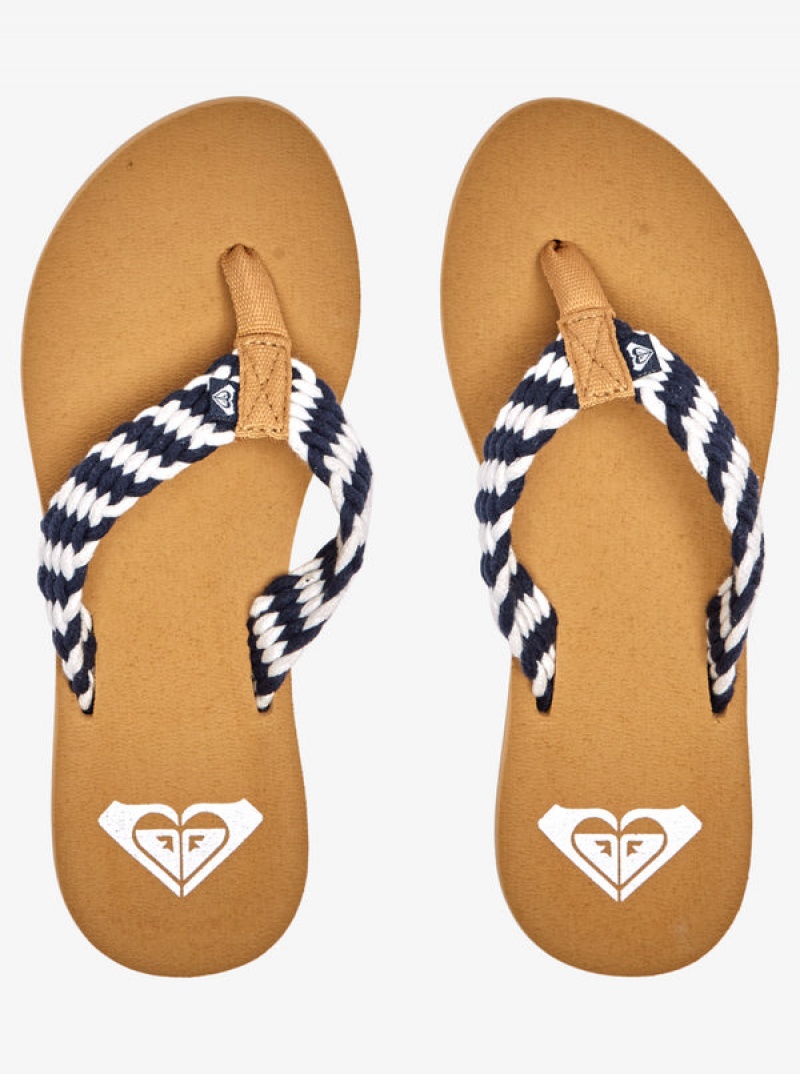 Roxy Porto Flip Flops | 43752-VKYQ