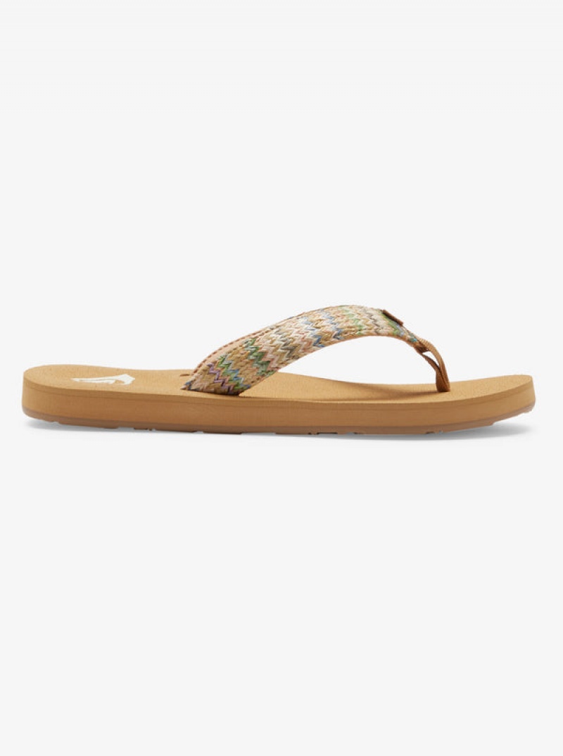 Roxy Porto Raffia II Sandals | 49728-IKAW