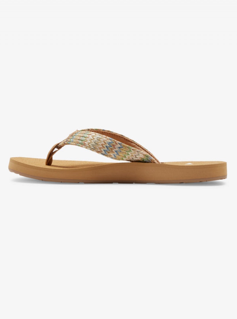 Roxy Porto Raffia II Sandals | 49728-IKAW