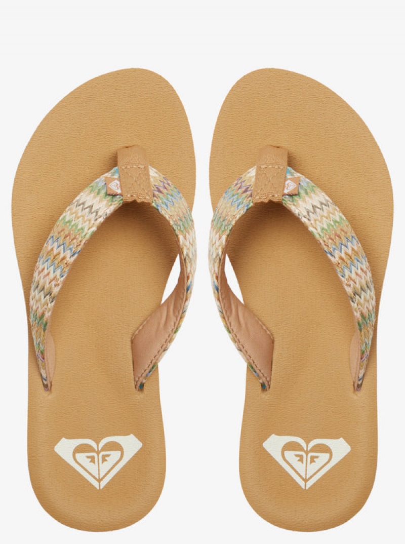 Roxy Porto Raffia II Sandals | 49728-IKAW