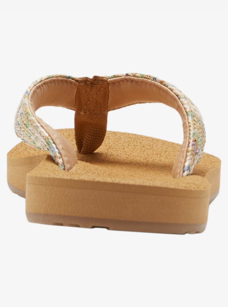 Roxy Porto Raffia II Sandals | 49728-IKAW