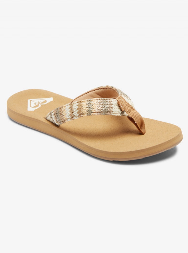 Roxy Porto Raffia Sandals | 86472-OFAD