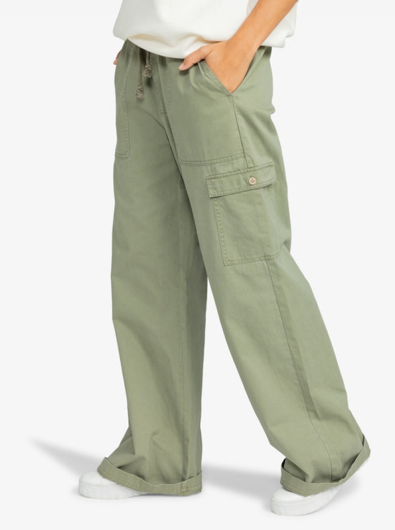 Roxy Precious High Waist Cargo Pants | 58014-BPSF