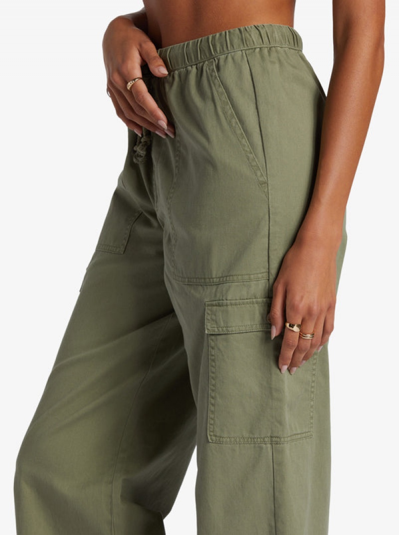 Roxy Precious High Waist Cargo Pants | 58014-BPSF