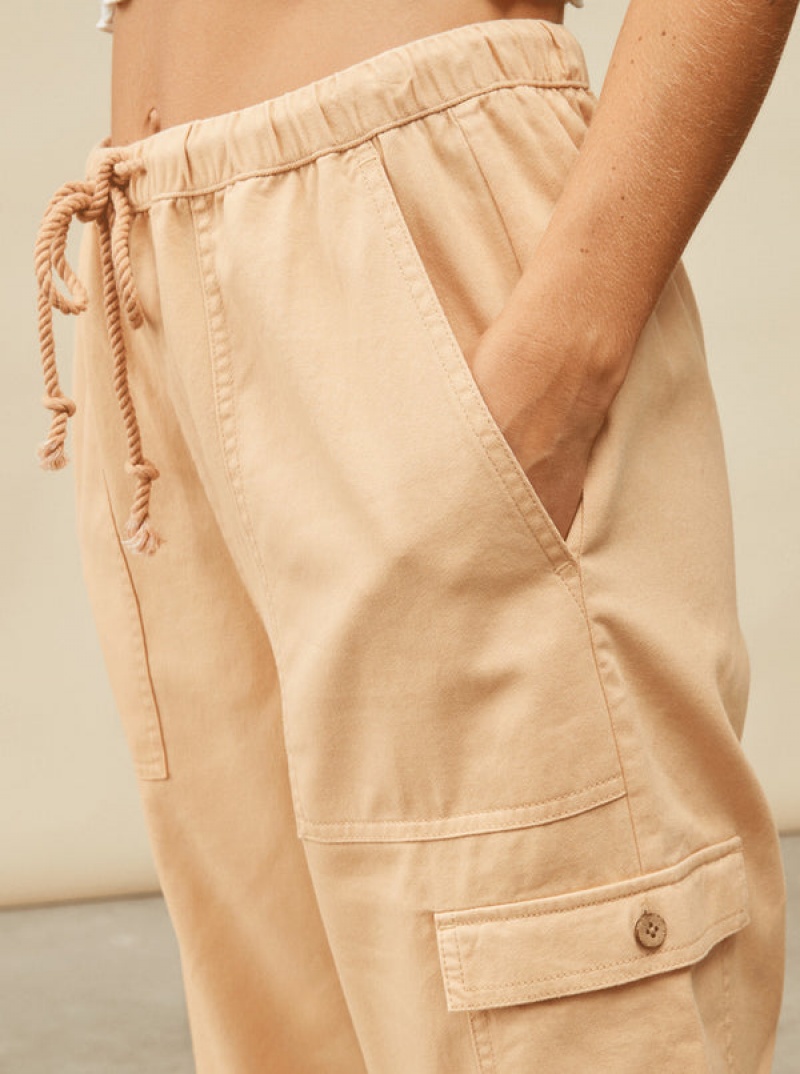 Roxy Precious High Waist Cargo Pants | 86597-JSFL