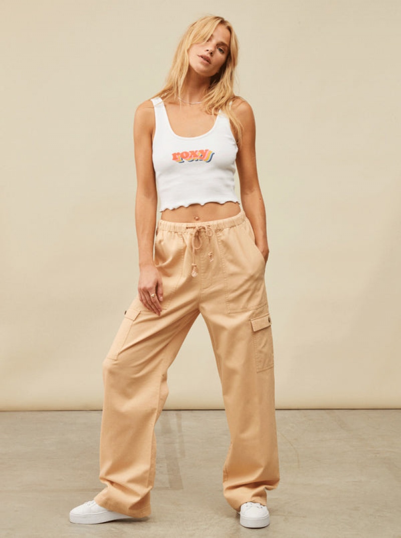 Roxy Precious High Waist Cargo Pants | 86597-JSFL