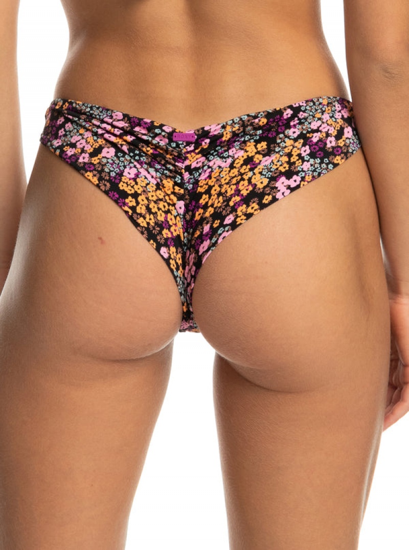 Roxy Printed Beach Classics Cheeky Bikini Bottoms | 74602-AGUQ