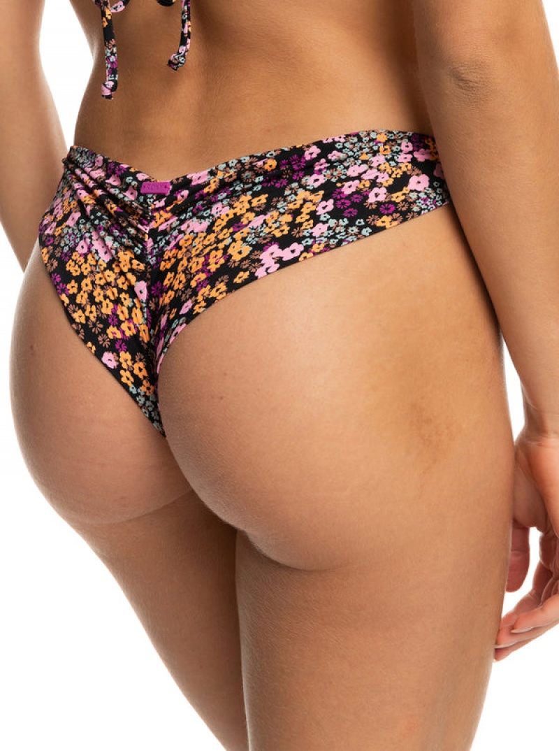 Roxy Printed Beach Classics Cheeky Bikini Bottoms | 74602-AGUQ