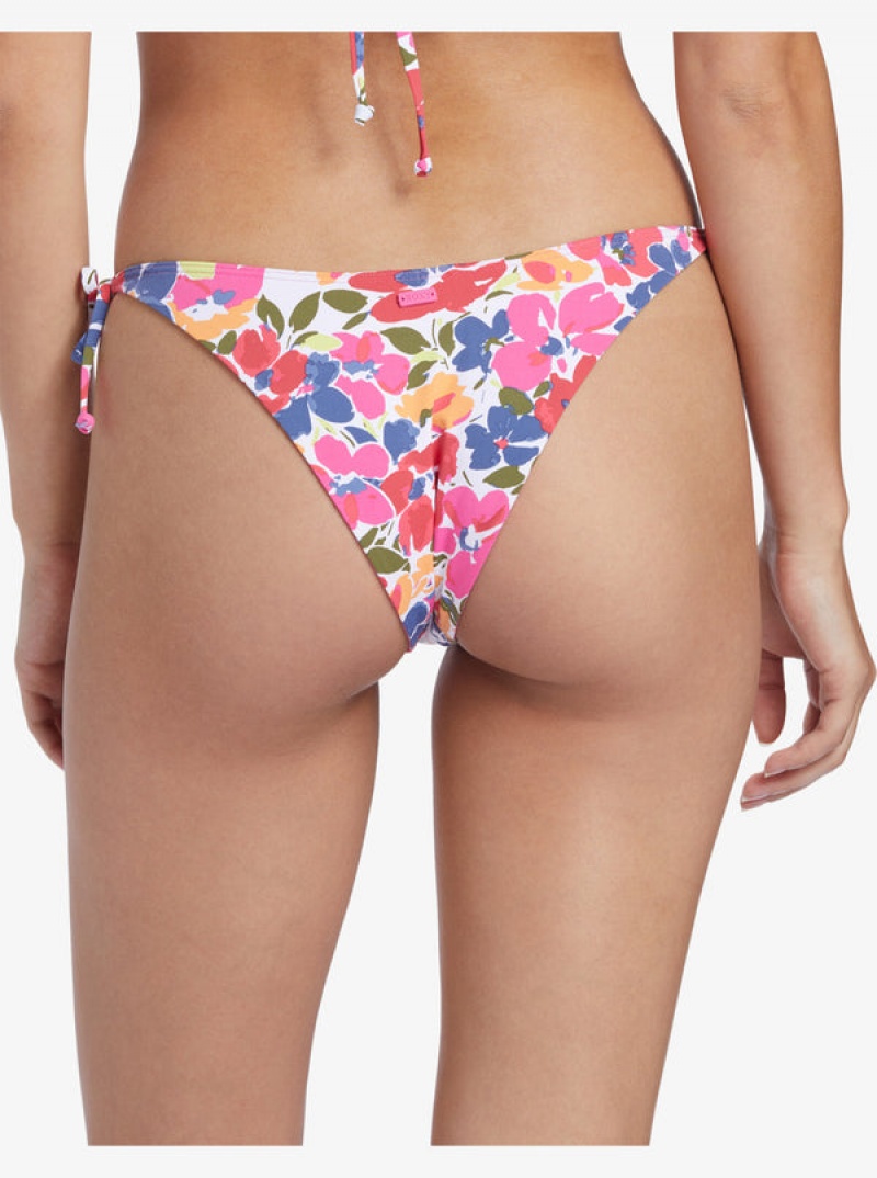 Roxy Printed Beach Classics Cheeky Bikini Bottoms | 69341-TXMN