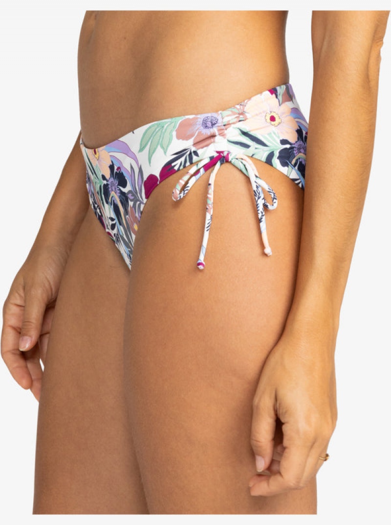 Roxy Printed Beach Classics Hipster Bikini Bottoms | 68931-XOLZ