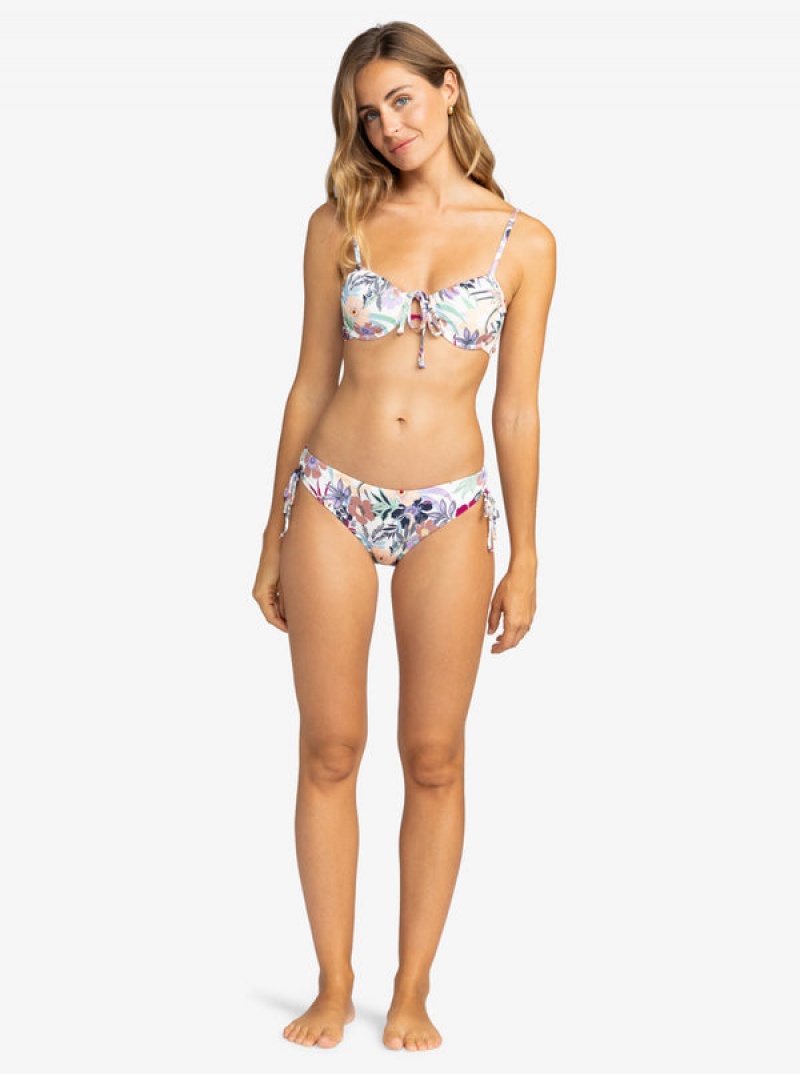 Roxy Printed Beach Classics Hipster Bikini Bottoms | 68931-XOLZ