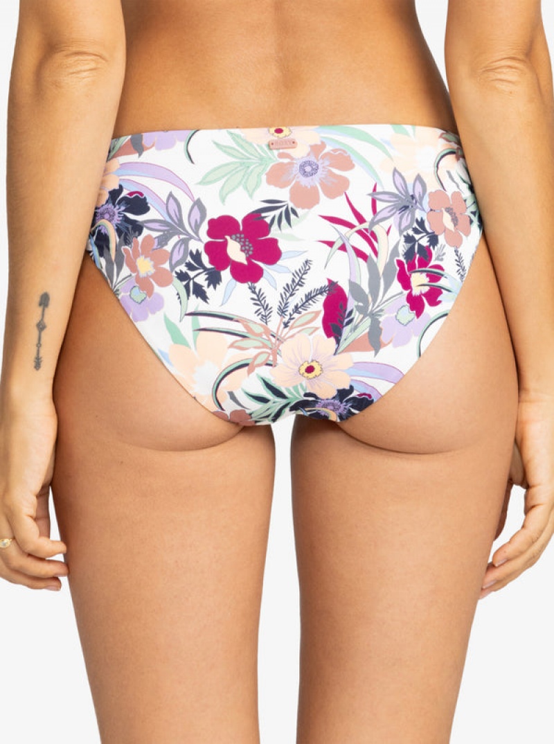 Roxy Printed Beach Classics Hipster Bikini Bottoms | 68931-XOLZ