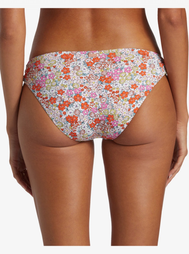 Roxy Printed Beach Classics Hipster Bikini Bottoms | 36415-GNWH