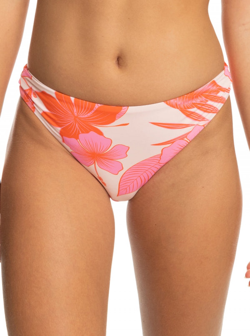 Roxy Printed Beach Classics Hipster Bikini Bottoms | 26197-ZOEC