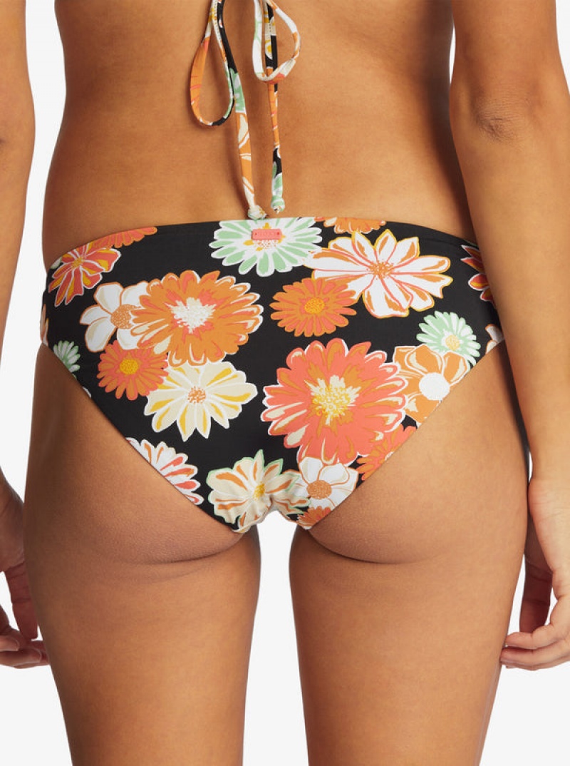 Roxy Printed Beach Classics Hipster Bikini Bottoms | 89153-UCYT