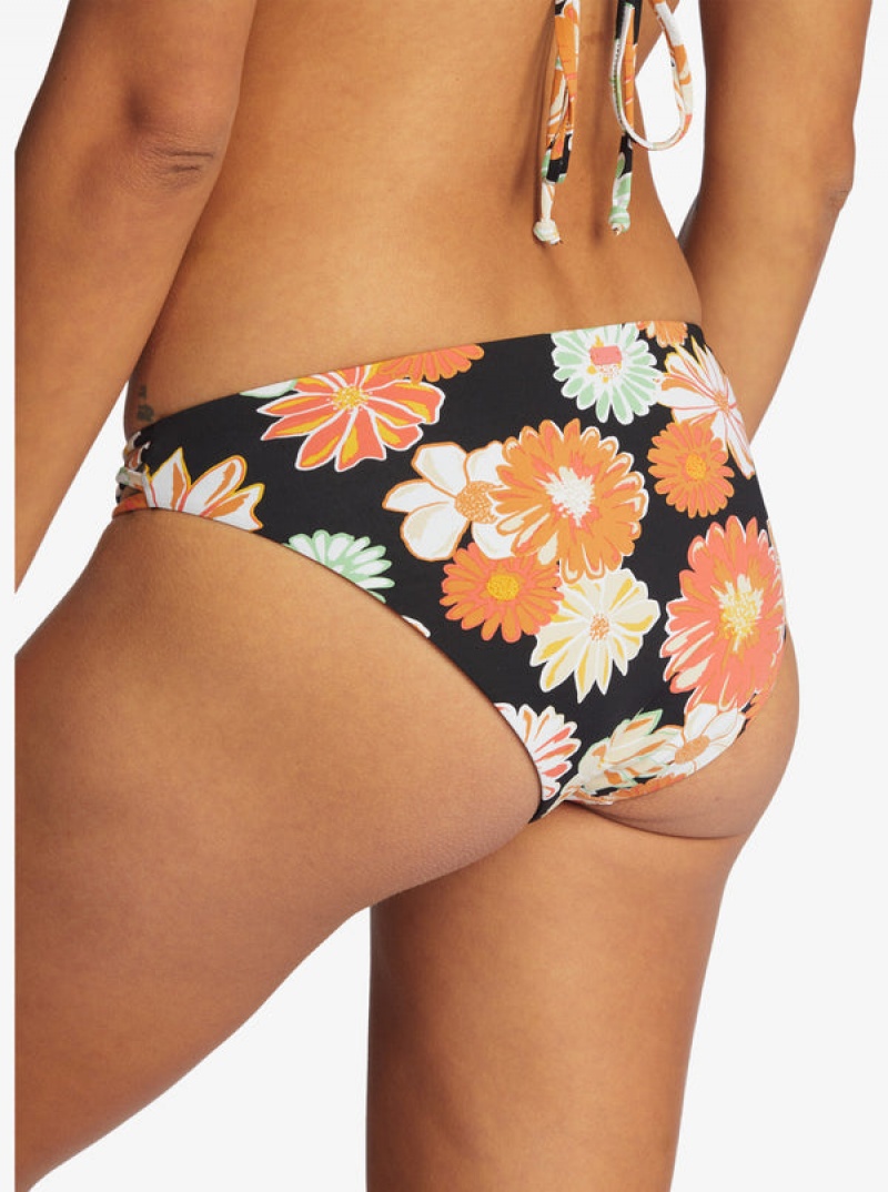 Roxy Printed Beach Classics Hipster Bikini Bottoms | 89153-UCYT