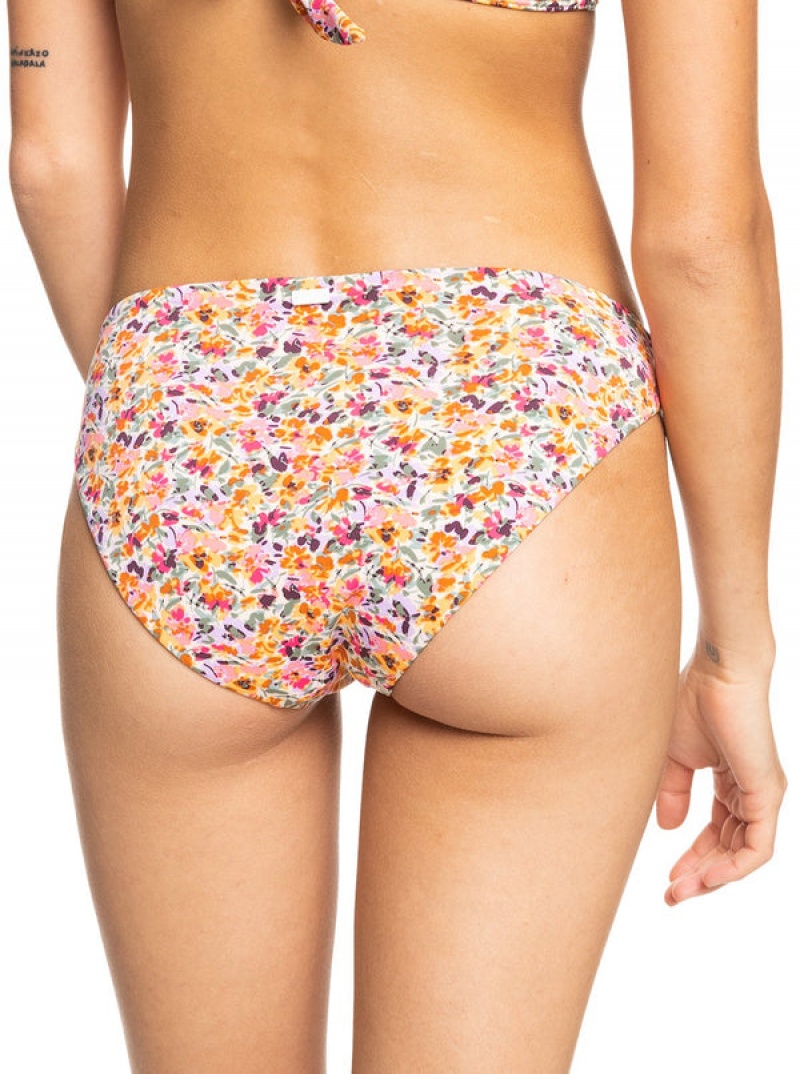 Roxy Printed Beach Classics Hipster Bikini Bottoms | 60391-VRXW