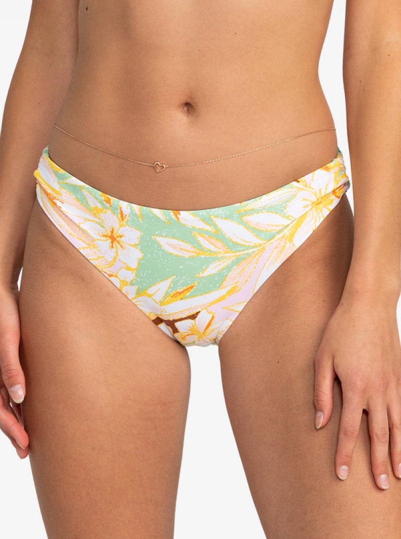 Roxy Printed Beach Classics Strap Hipste Bikini Bottoms | 05628-WYJV