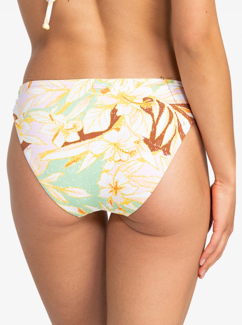 Roxy Printed Beach Classics Strap Hipste Bikini Bottoms | 05628-WYJV