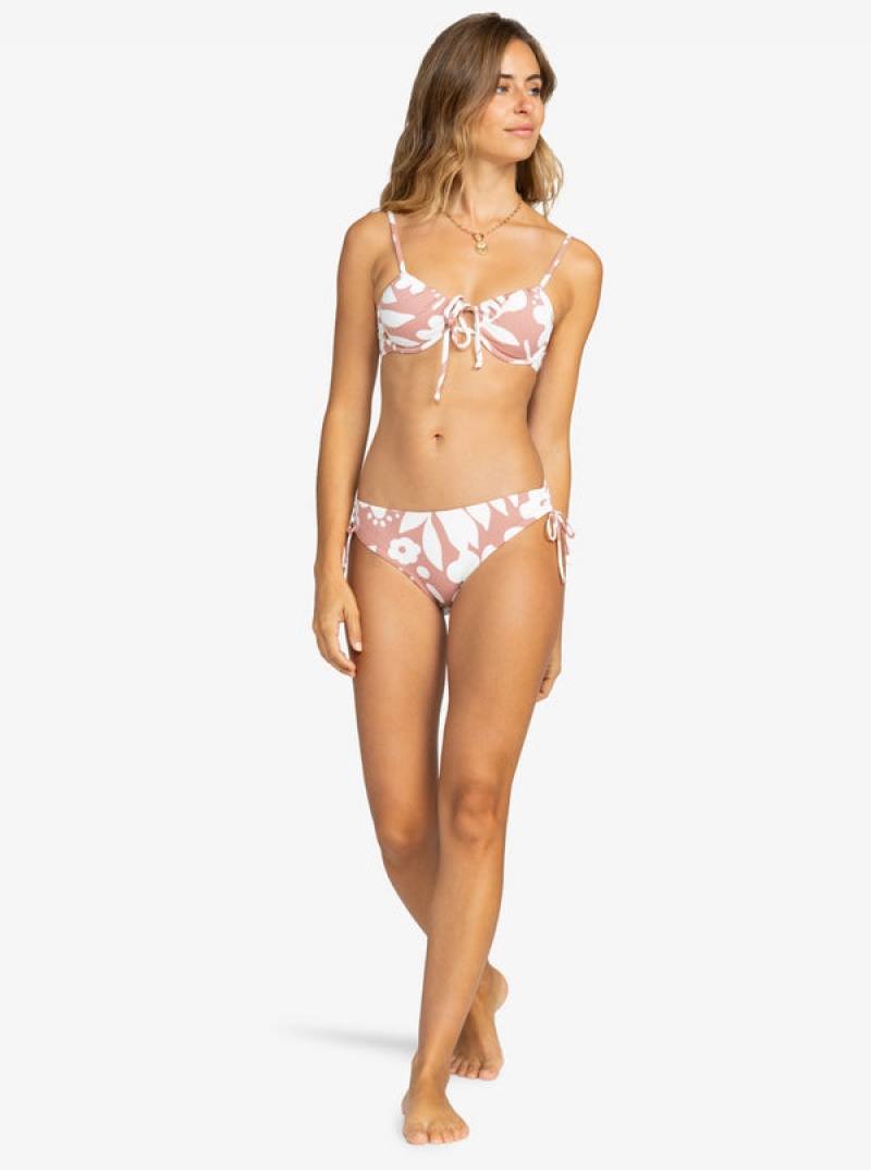 Roxy Printed Beach Classics Underwired Bikini Tops | 25419-AOEV