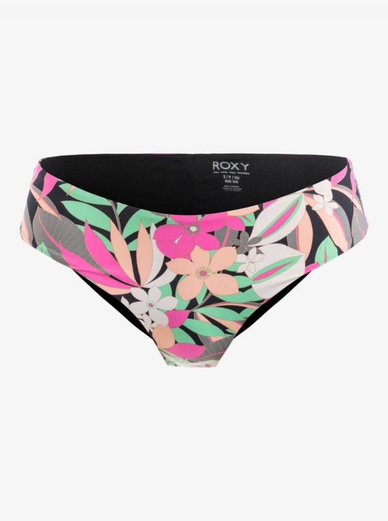 Roxy Printed Beach Classics V-Shape Cheeky Bikini Bottoms | 02639-IUHA