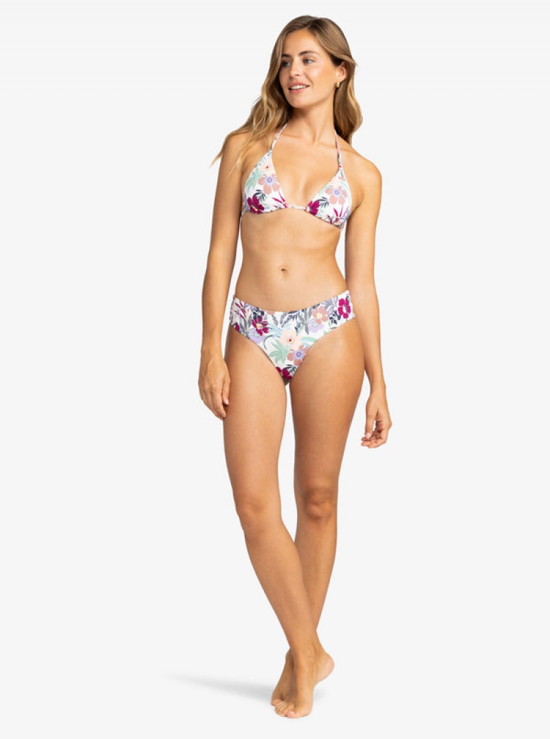 Roxy Printed Beach Classics V-Shape Cheeky Bikini Bottoms | 81734-KHFO