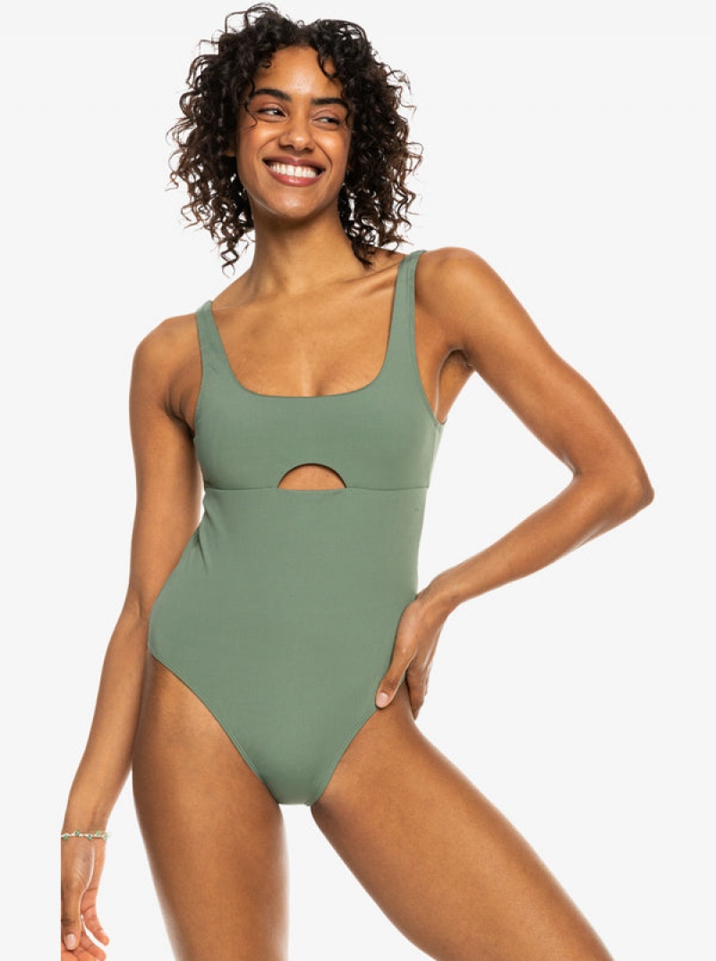 Roxy Pro The Double Line One-Piece Swimsuits | 07369-XTJN