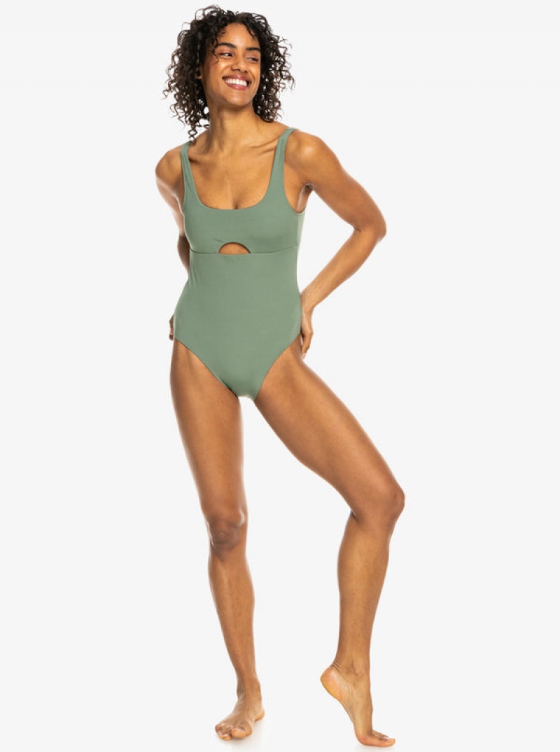 Roxy Pro The Double Line One-Piece Swimsuits | 07369-XTJN