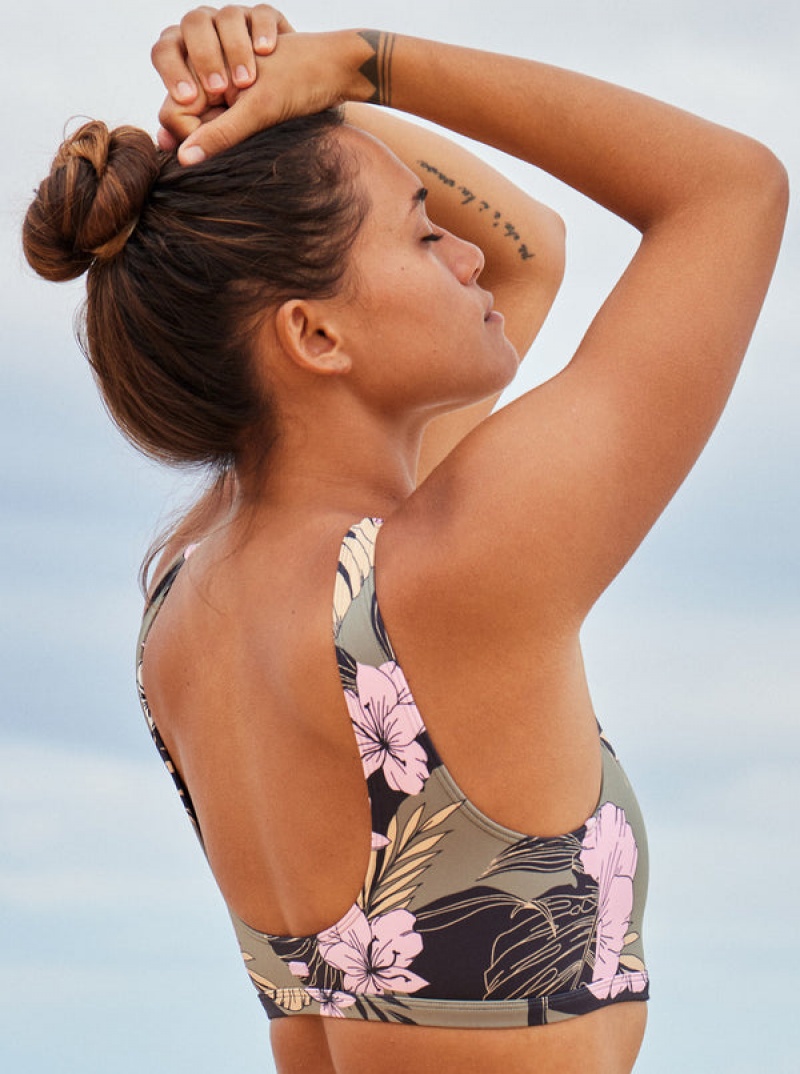 Roxy Pro The Pop Up Bikini Tops | 81942-HQBJ