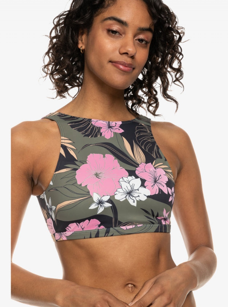 Roxy Pro The Pop Up Bikini Tops | 81942-HQBJ