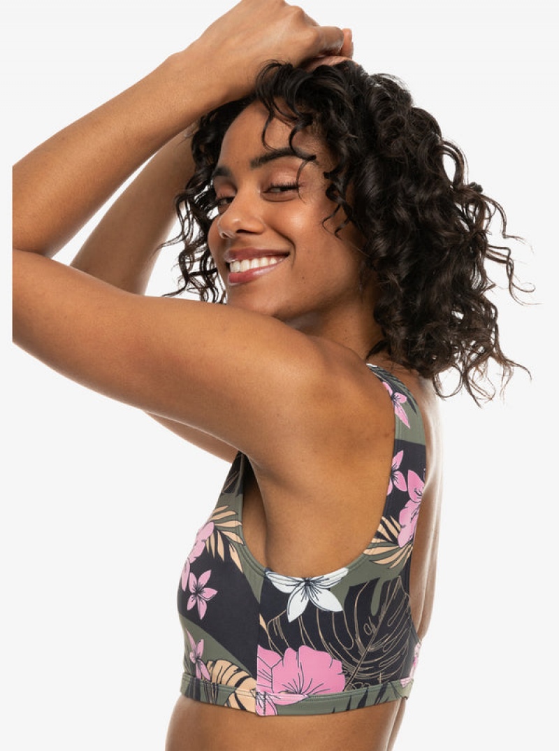 Roxy Pro The Pop Up Bikini Tops | 81942-HQBJ