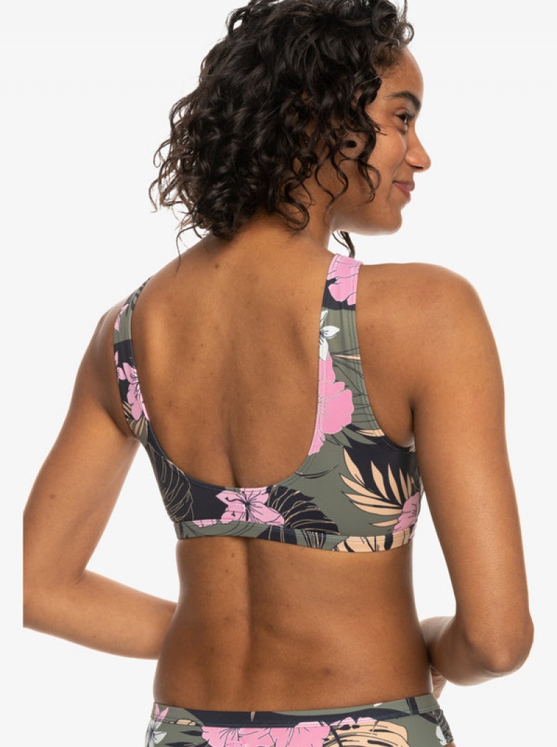 Roxy Pro The Pop Up Bikini Tops | 81942-HQBJ