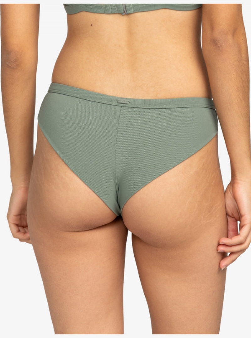 Roxy Pro The Snap Turn Cheeky Bikini Bottoms | 35419-RIQJ