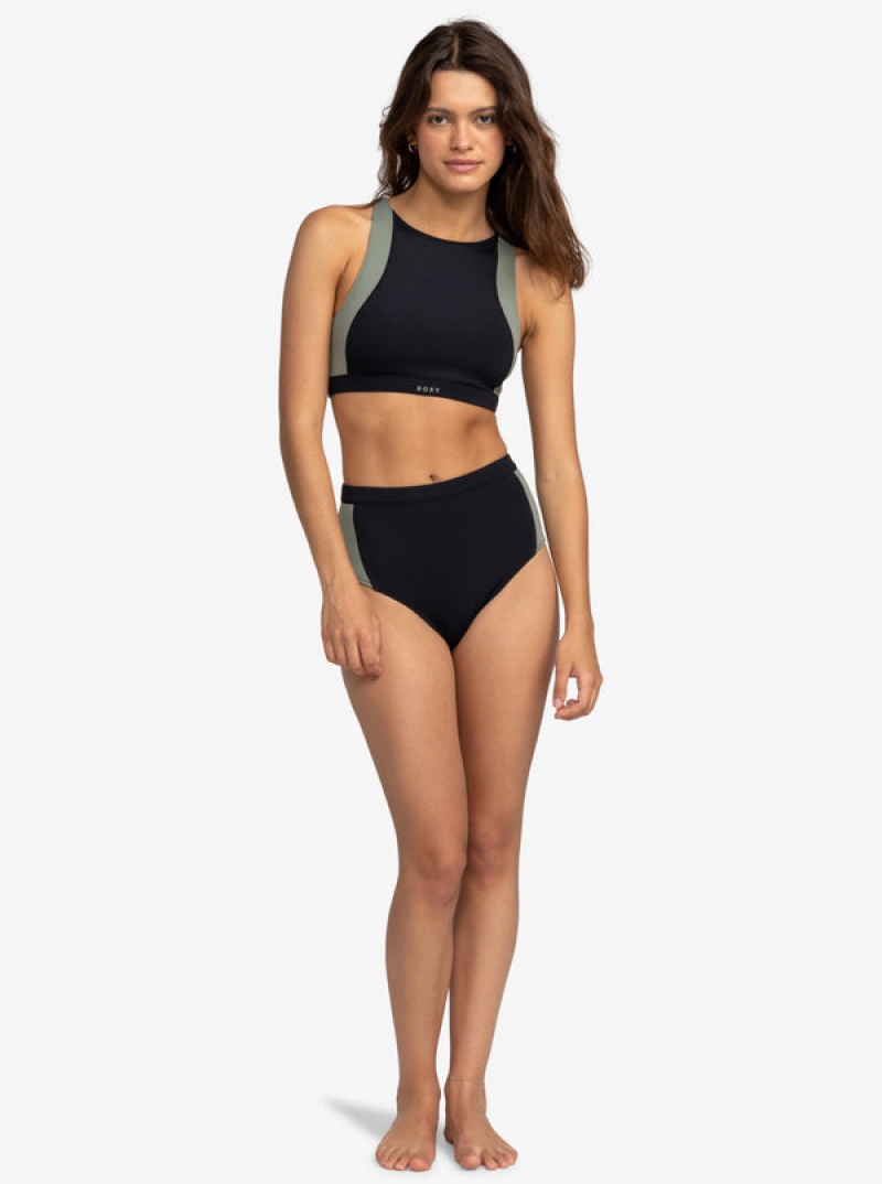 Roxy Pro Wave Bikini Tops | 02538-EVUL