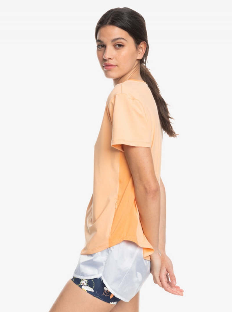 Roxy Pure Pursuit Mesh Tee Knit T-shirts | 19235-YBFR