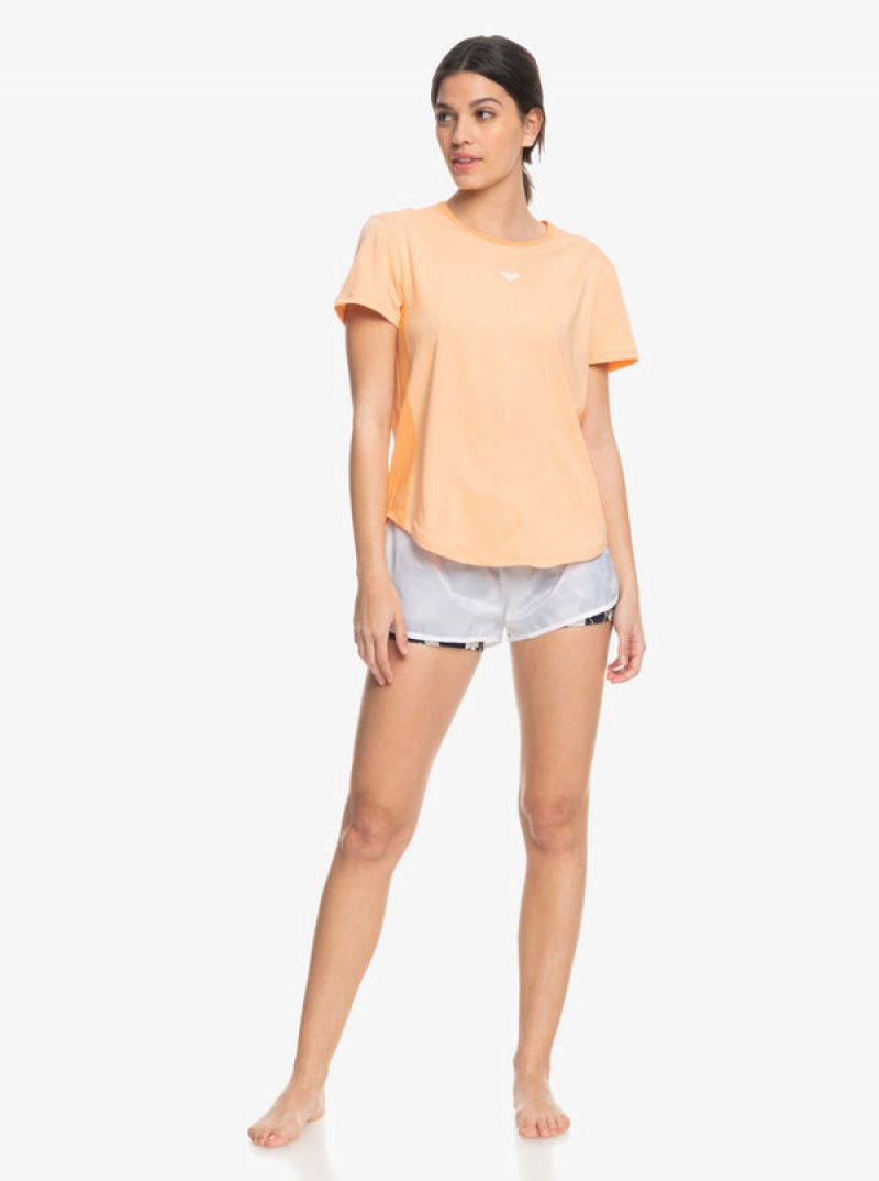 Roxy Pure Pursuit Mesh Tee Knit T-shirts | 19235-YBFR