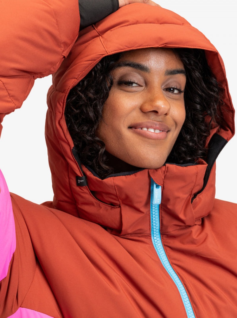 Roxy ROWLEY Block Puffer Technical Snowboard Jackets | 19765-BWLZ