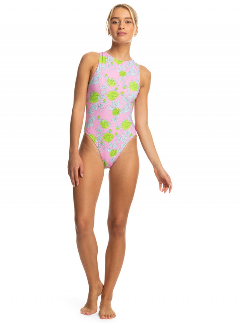 Roxy ROWLEY One-Piece Swimsuits | 20743-JDMP