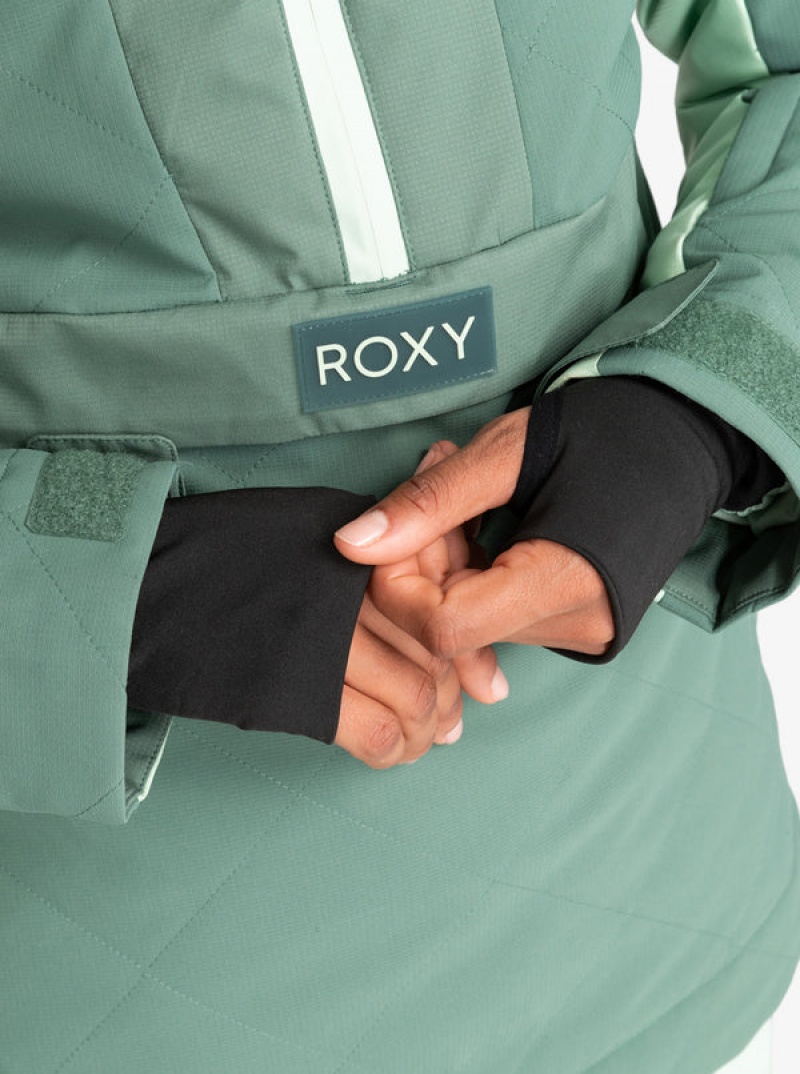 Roxy Radiant Lines Overhead Technical Snowboard Jackets | 16034-DICG