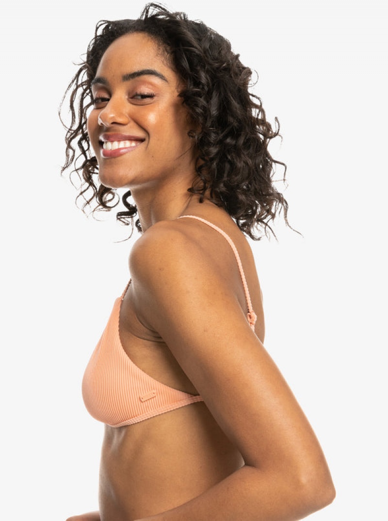 Roxy Rib Love The Quiver Bikini Tops | 46713-TBRM