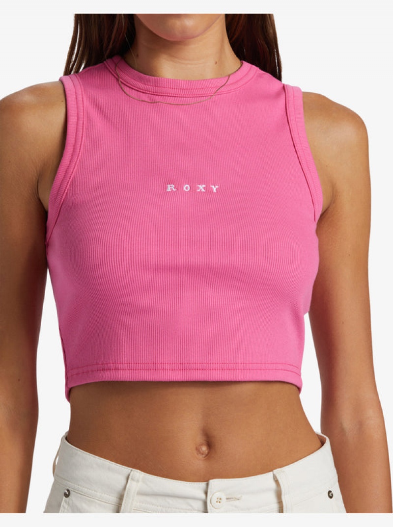 Roxy Roxify Fitted Ribbed Tanks | 07982-FHMZ