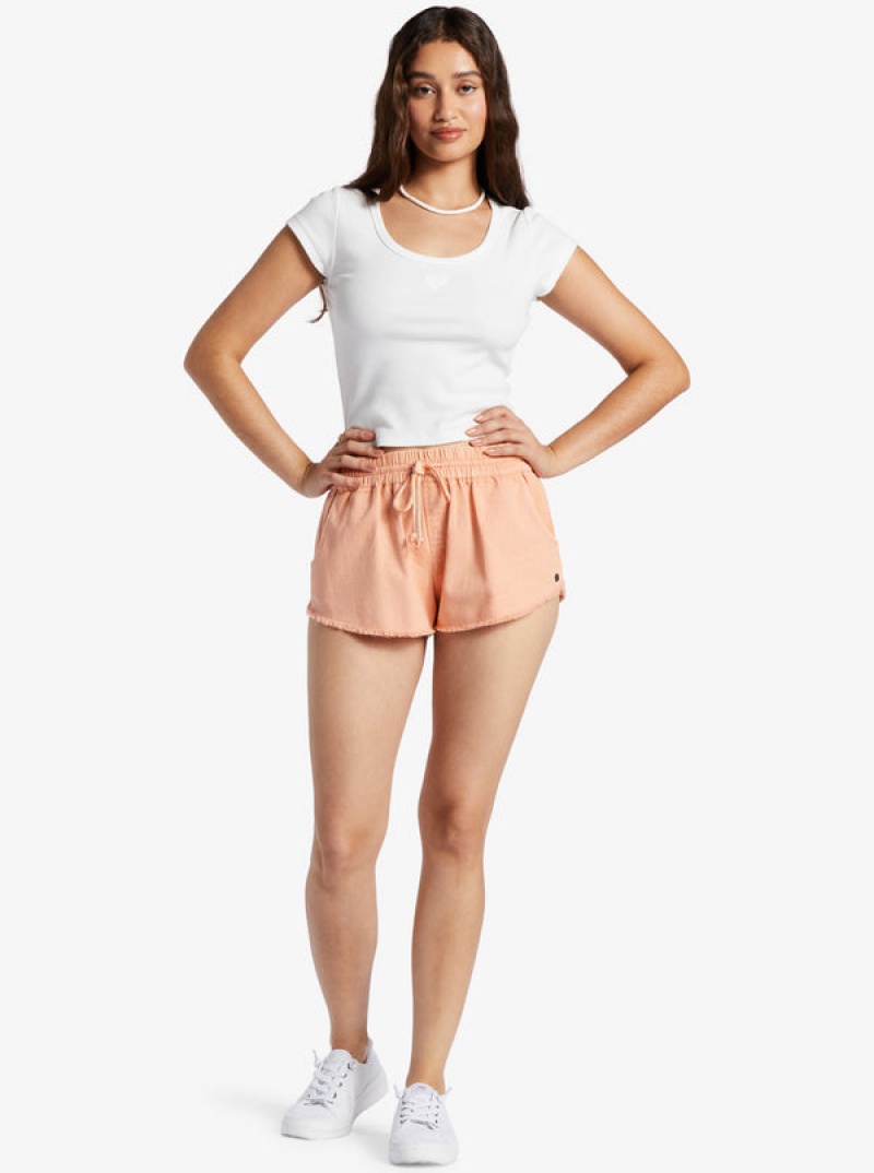 Roxy Scenic Route Elastic Waist Shorts | 75109-OEQR