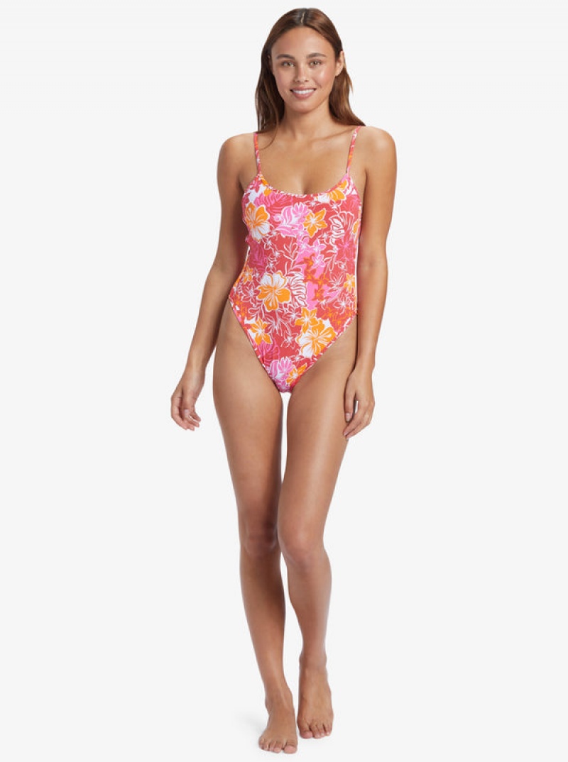 Roxy Sea Spray One-Piece Swimsuits | 32856-MAHE